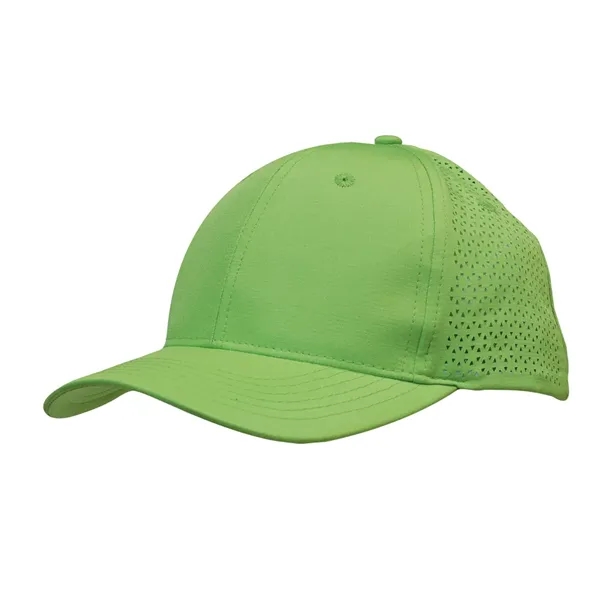 Sports Ripstop Twill Cap with Triangle Perforations - Sports Ripstop Twill Cap with Triangle Perforations - Image 2 of 12