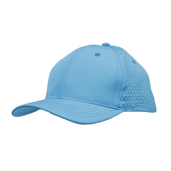 Sports Ripstop Twill Cap with Triangle Perforations - Sports Ripstop Twill Cap with Triangle Perforations - Image 4 of 12