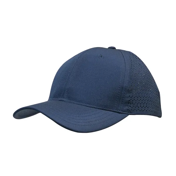 Sports Ripstop Twill Cap with Triangle Perforations - Sports Ripstop Twill Cap with Triangle Perforations - Image 7 of 12