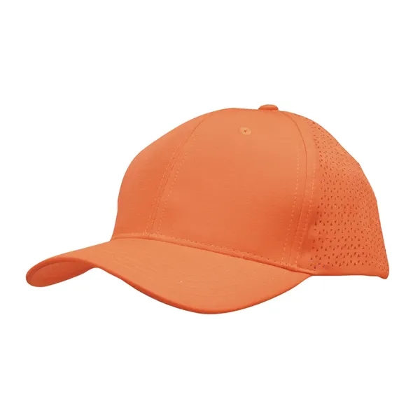 Sports Ripstop Twill Cap with Triangle Perforations - Sports Ripstop Twill Cap with Triangle Perforations - Image 8 of 12