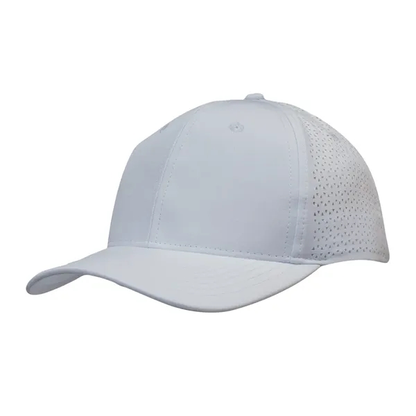 Sports Ripstop Twill Cap with Triangle Perforations - Sports Ripstop Twill Cap with Triangle Perforations - Image 12 of 12