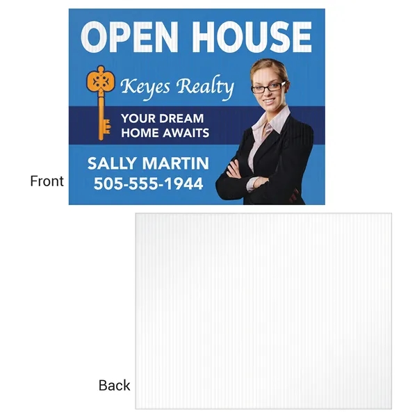 Medium Corrugated Yard Sign - Full Color - 1 Side - Medium Corrugated Yard Sign - Full Color - 1 Side - Image 2 of 8