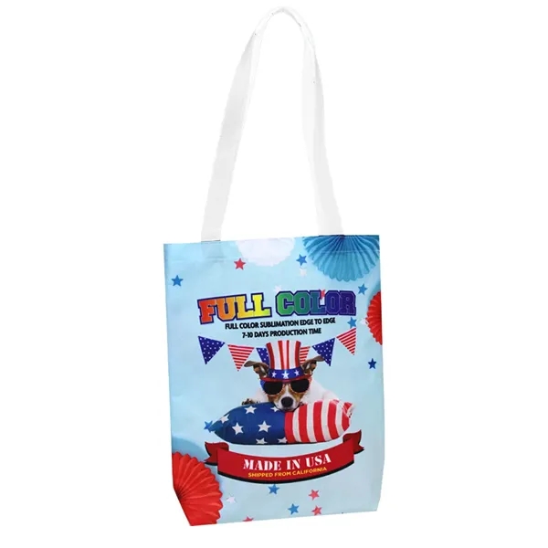 TERRA Made in USA PET Full Color Sublimation Tote Small - TERRA Made in USA PET Full Color Sublimation Tote Small - Image 1 of 1