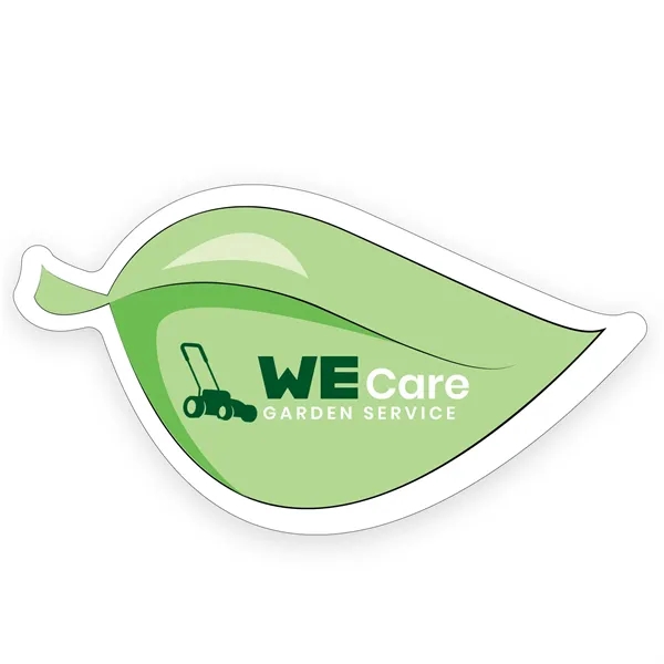 Leaf Shaped NoteKeeper™ Magnet 35 mil - Leaf Shaped NoteKeeper™ Magnet 35 mil - Image 0 of 4