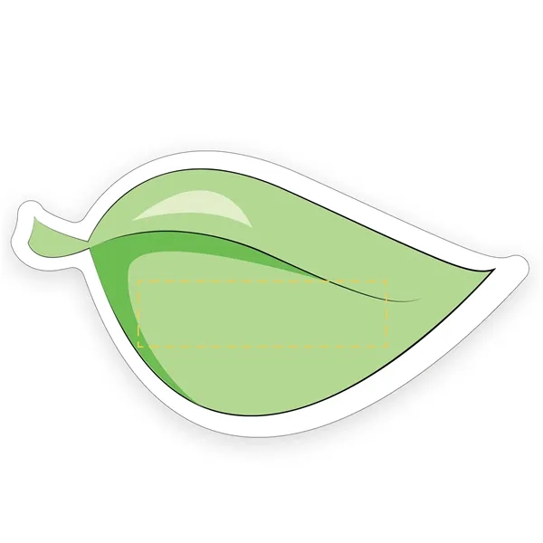 Leaf Shaped NoteKeeper™ Magnet 35 mil - Leaf Shaped NoteKeeper™ Magnet 35 mil - Image 4 of 4