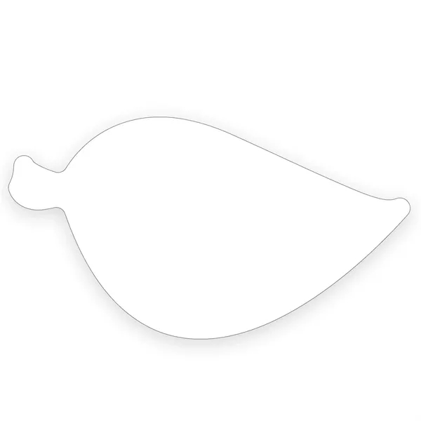 Leaf Shaped NoteKeeper™ Magnet 20 mil - Leaf Shaped NoteKeeper™ Magnet 20 mil - Image 1 of 4