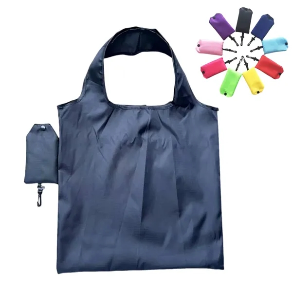 Foldable Grocery Shopping Tote Bag With Pouch - Foldable Grocery Shopping Tote Bag With Pouch - Image 1 of 10