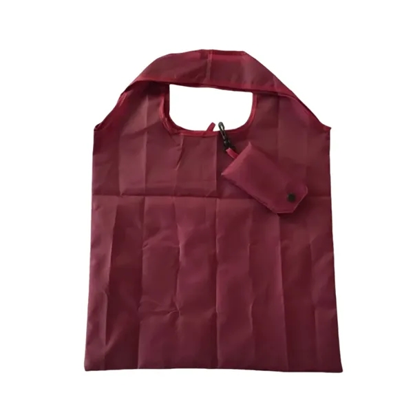 Foldable Grocery Shopping Tote Bag With Pouch - Foldable Grocery Shopping Tote Bag With Pouch - Image 7 of 10