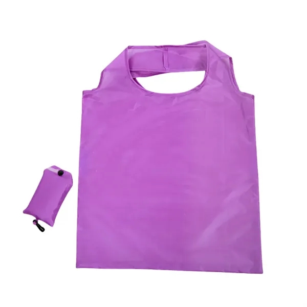 Foldable Grocery Shopping Tote Bag With Pouch - Foldable Grocery Shopping Tote Bag With Pouch - Image 8 of 10