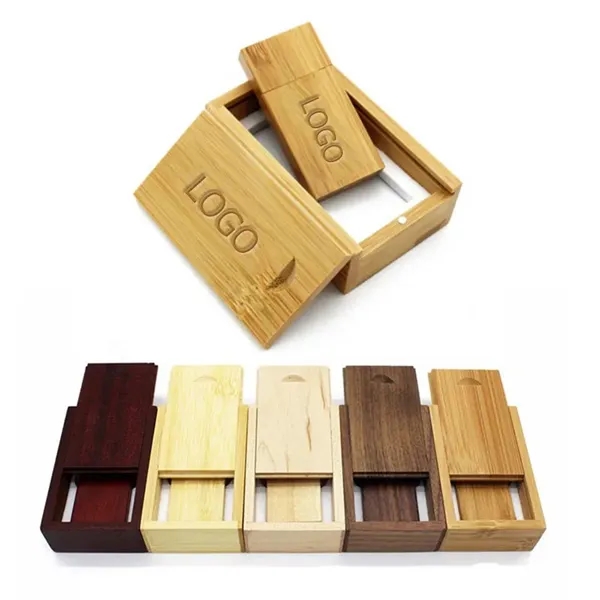 4GB Wooden Bamboo USB Flash Drive Memory Stick U Disk - 4GB Wooden Bamboo USB Flash Drive Memory Stick U Disk - Image 0 of 3