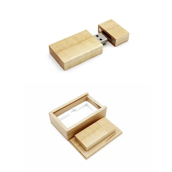 4GB Wooden Bamboo USB Flash Drive Memory Stick U Disk - 4GB Wooden Bamboo USB Flash Drive Memory Stick U Disk - Image 1 of 3
