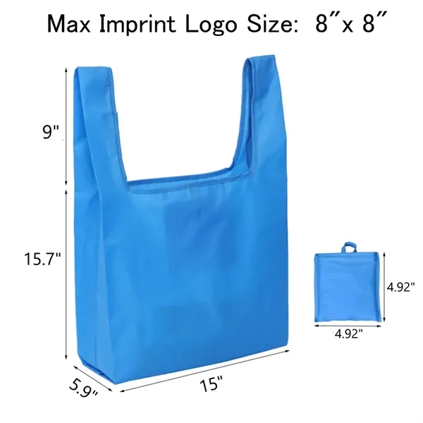 Foldable  Grocery Tote Bag - Foldable  Grocery Tote Bag - Image 2 of 7