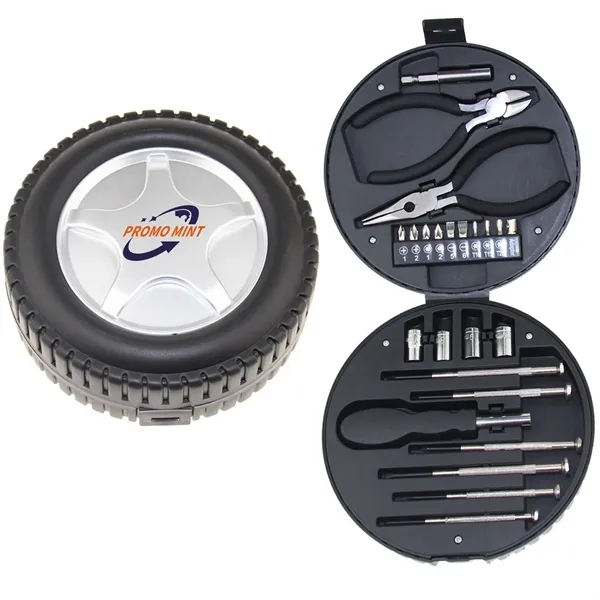 24 Piece Tire Shape Tool Set Combination - 24 Piece Tire Shape Tool Set Combination - Image 0 of 4