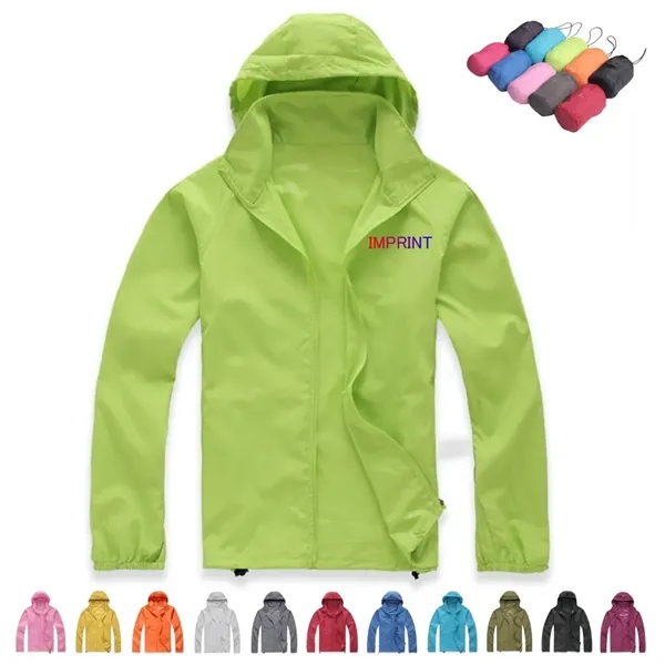 Unisex Quick Dry Windproof Skin Coat - Unisex Quick Dry Windproof Skin Coat - Image 0 of 7