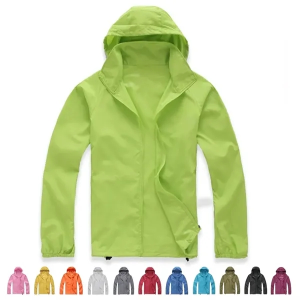 Unisex Quick Dry Windproof Skin Coat - Unisex Quick Dry Windproof Skin Coat - Image 2 of 7