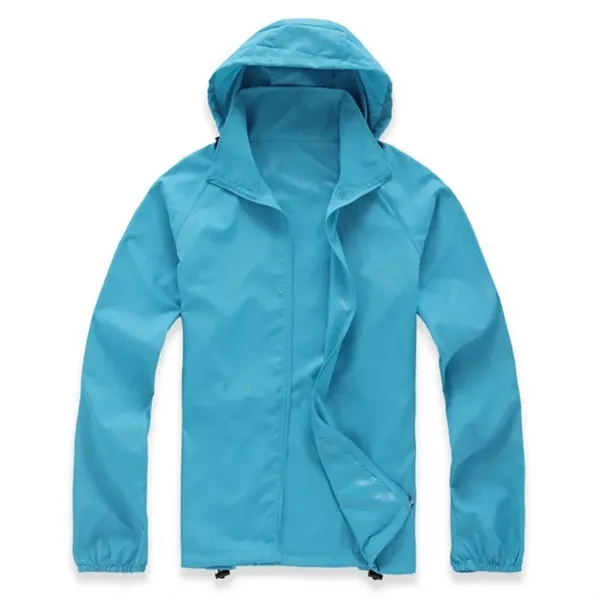 Unisex Quick Dry Windproof Skin Coat - Unisex Quick Dry Windproof Skin Coat - Image 4 of 7