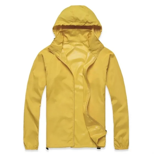 Unisex Quick Dry Windproof Skin Coat - Unisex Quick Dry Windproof Skin Coat - Image 6 of 7