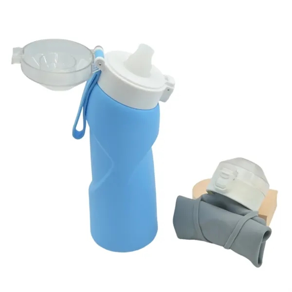 Eco-friendly Collapsible Water Bottle, 23.6 oz. - Eco-friendly Collapsible Water Bottle, 23.6 oz. - Image 6 of 9