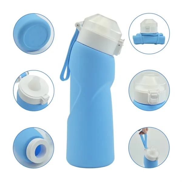 Eco-friendly Collapsible Water Bottle, 23.6 oz. - Eco-friendly Collapsible Water Bottle, 23.6 oz. - Image 7 of 9