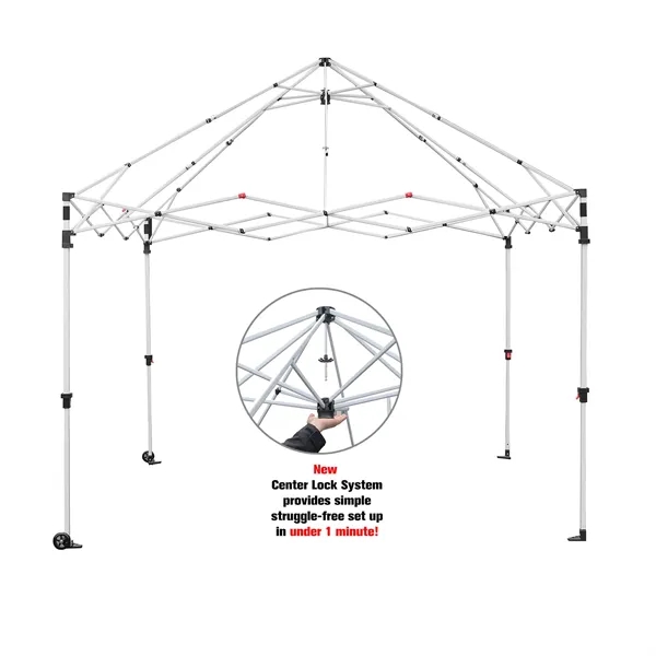 10' X 10' Heavy Duty Pop Up Tent w/Vented Top (Full Color) - 10' X 10' Heavy Duty Pop Up Tent w/Vented Top (Full Color) - Image 1 of 3