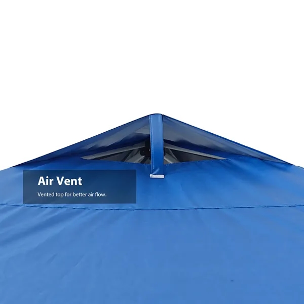 10' X 10' Heavy Duty Pop Up Tent w/Vented Top (Full Color) - 10' X 10' Heavy Duty Pop Up Tent w/Vented Top (Full Color) - Image 2 of 3
