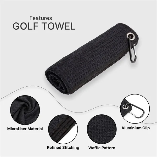 Tri-fold Golf Towel - Tri-fold Golf Towel - Image 1 of 4