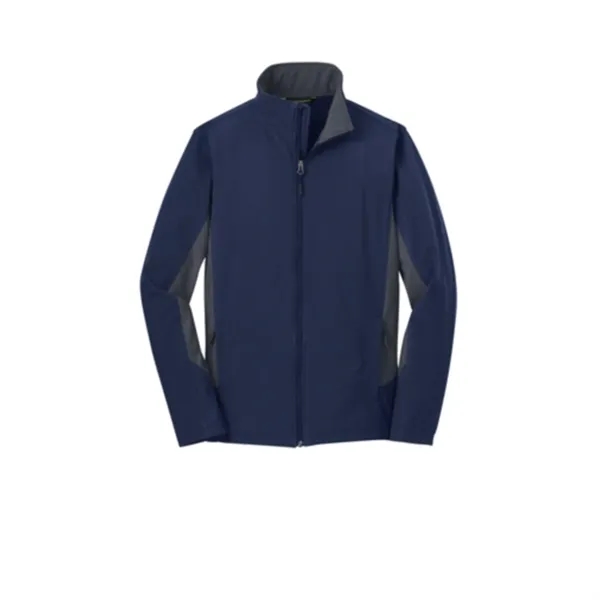 Port Authority® Men's Core Colorblock Soft Shell Jacket - Port Authority® Men's Core Colorblock Soft Shell Jacket - Image 1 of 7