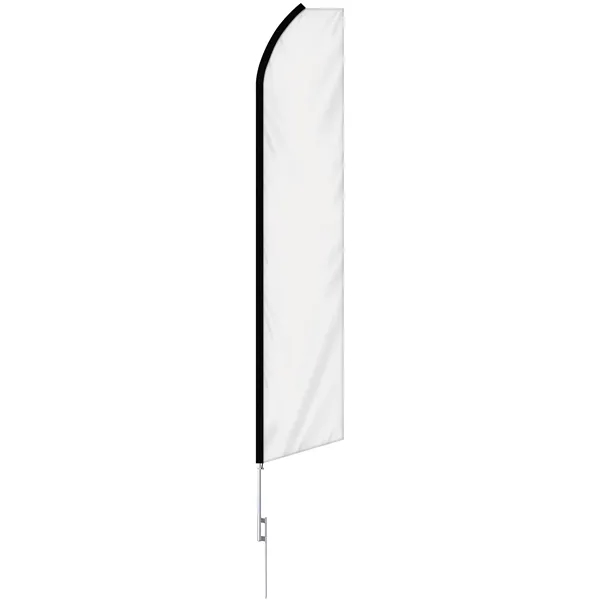 48 - Hour 12' Digitally Printed Custom Swooper Banner w/Pole - 48 - Hour 12' Digitally Printed Custom Swooper Banner w/Pole - Image 2 of 9