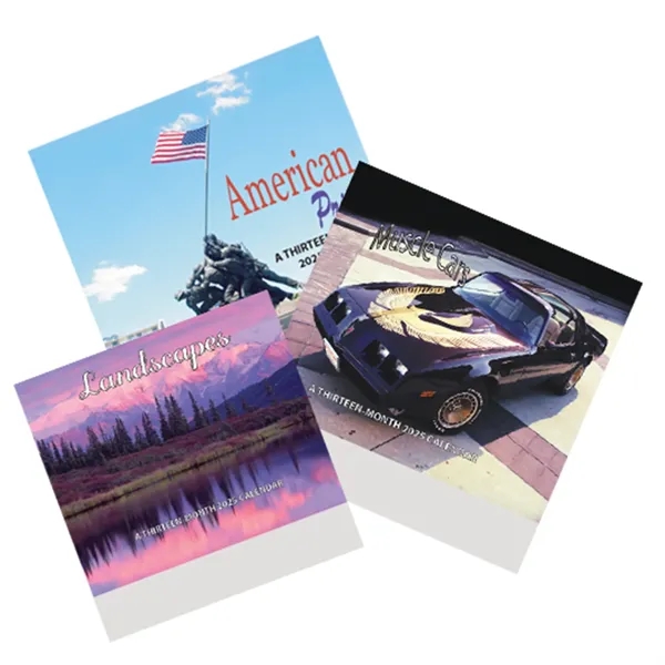 Patriotic, Landscape and Muscle Car 13 Month Wall Calendar - Patriotic, Landscape and Muscle Car 13 Month Wall Calendar - Image 0 of 3