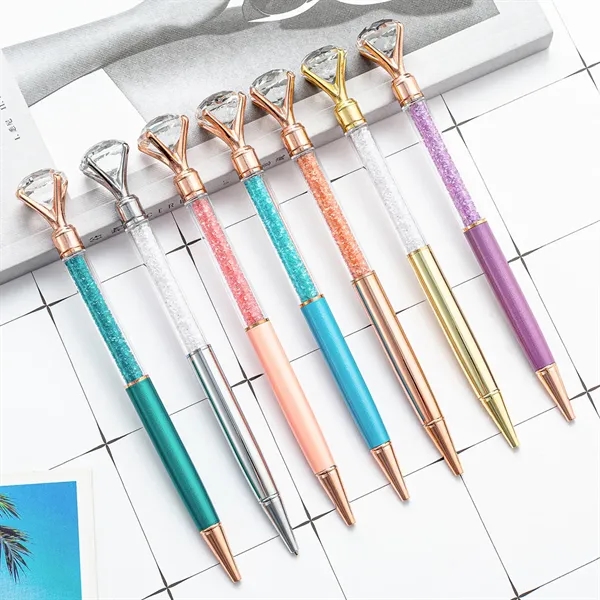 Large Diamond Ballpoint Pen - Large Diamond Ballpoint Pen - Image 0 of 3