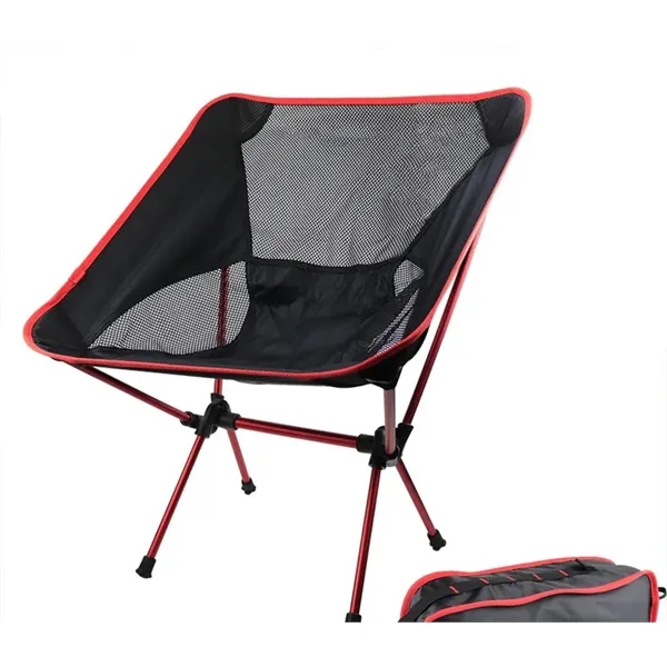 Outdoor Folding Beach Chair With Carrying Bag - Outdoor Folding Beach Chair With Carrying Bag - Image 3 of 3
