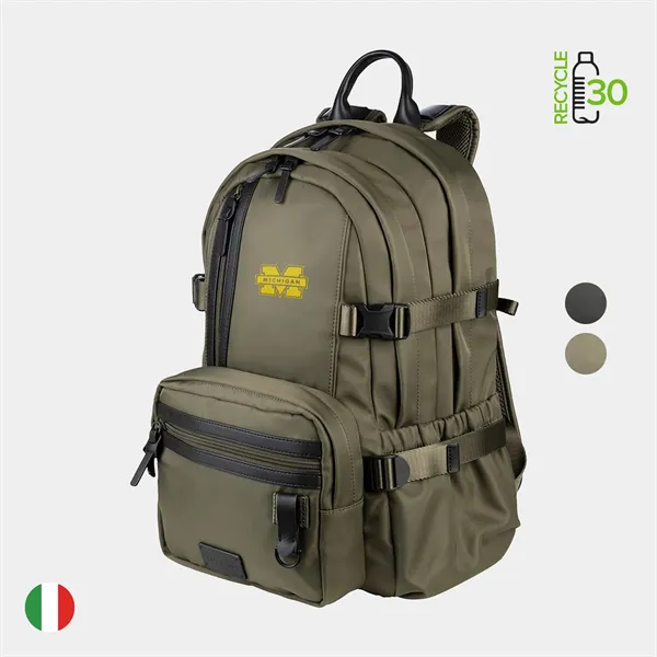 TUCANO® - Italy DESERT PREMIUM Recycled Executive Backpack - TUCANO® - Italy DESERT PREMIUM Recycled Executive Backpack - Image 0 of 12