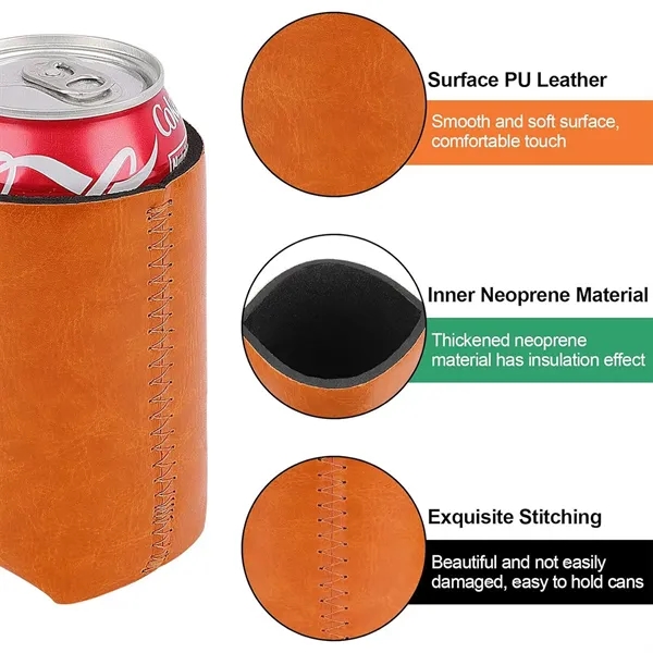 12 OZ Premium Leatherette Drink Sleeve - 12 OZ Premium Leatherette Drink Sleeve - Image 2 of 3