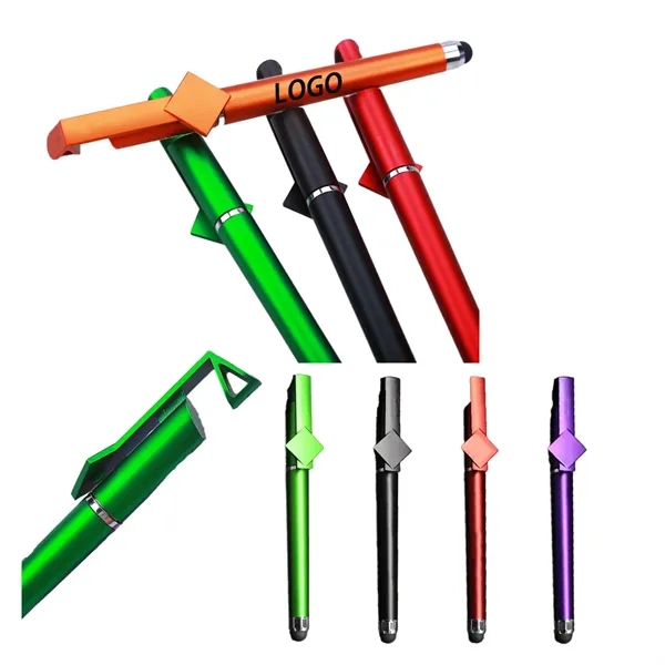 Mobile Phone Stand Advertising Touch Screen Neutral Pen