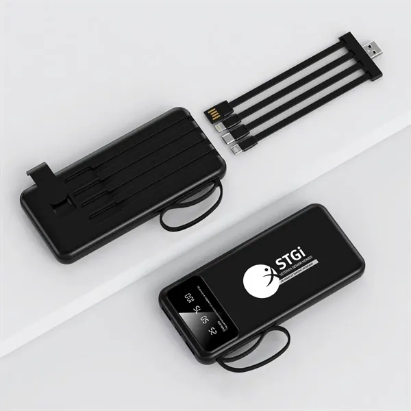 LED Display 10000mAh Power Bank - LED Display 10000mAh Power Bank - Image 1 of 4