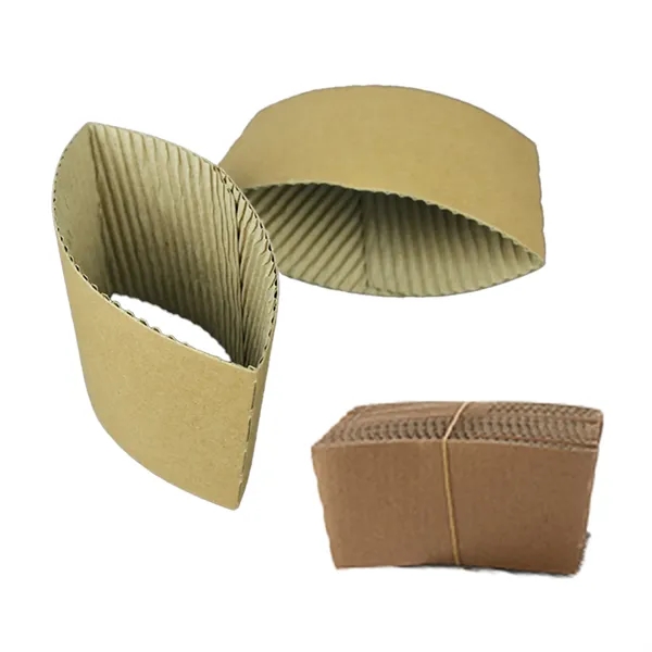 Double Corrugated Coffee Cup Sleeves - Double Corrugated Coffee Cup Sleeves - Image 2 of 2