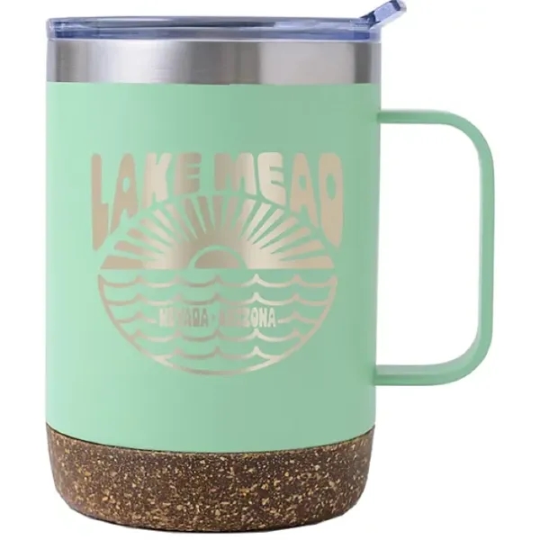 Saratoga Cork Bottom Brite Mug 12 oz - Saratoga Cork Bottom Brite Mug 12 oz - Image 0 of 0