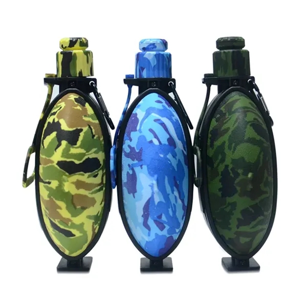 Camouflage Collapsible Water Bottle, 19.8 oz. - Camouflage Collapsible Water Bottle, 19.8 oz. - Image 5 of 8