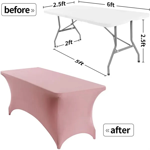 4FT Spandex Table Cover - 4FT Spandex Table Cover - Image 1 of 5