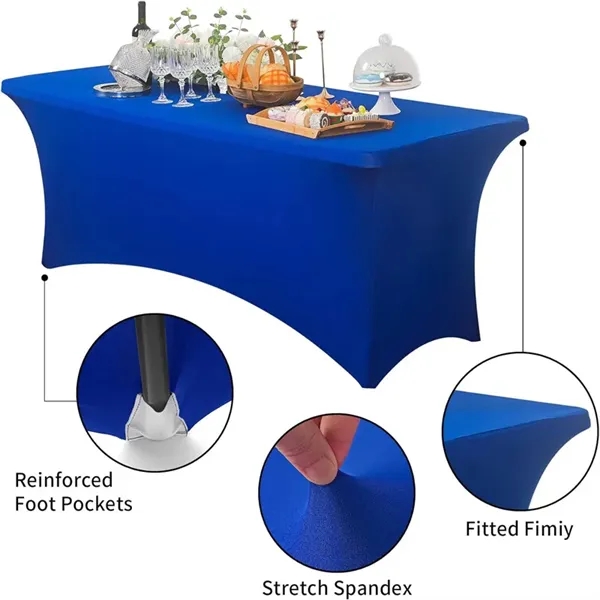 4FT Spandex Table Cover - 4FT Spandex Table Cover - Image 2 of 5