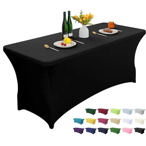 4FT Spandex Table Cover - 4FT Spandex Table Cover - Image 4 of 5