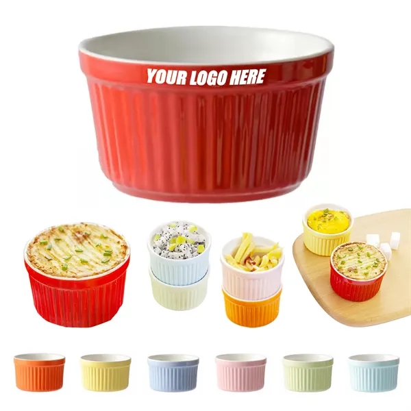 Colored Ceramic Pudding Bowls - Colored Ceramic Pudding Bowls - Image 0 of 0