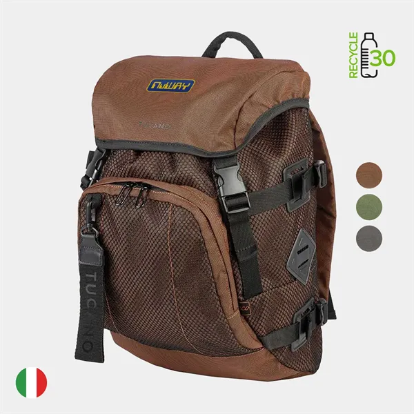 TUCANO® - Italy GOAL Recycled Modern Business Backpack - TUCANO® - Italy GOAL Recycled Modern Business Backpack - Image 0 of 10