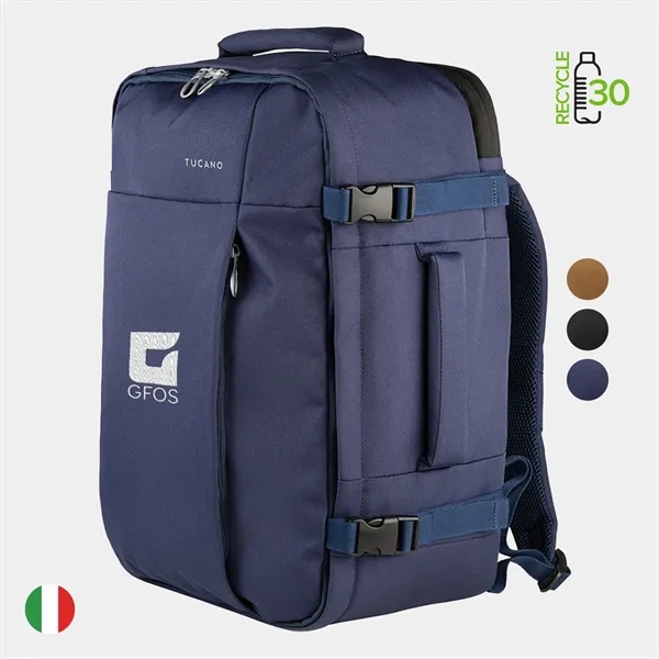 TUCANO® - Italy Recycled Business Luggage Travel Backpack - TUCANO® - Italy Recycled Business Luggage Travel Backpack - Image 0 of 11