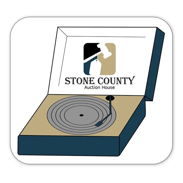 Record Player Shaped NoteKeeper™ Magnet 20 mil - Record Player Shaped NoteKeeper™ Magnet 20 mil - Image 0 of 5