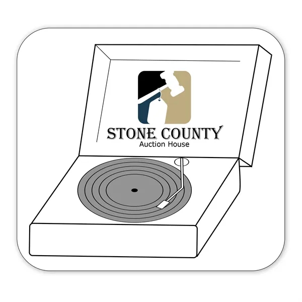 Record Player Shaped NoteKeeper™ Magnet 20 mil - Record Player Shaped NoteKeeper™ Magnet 20 mil - Image 3 of 5