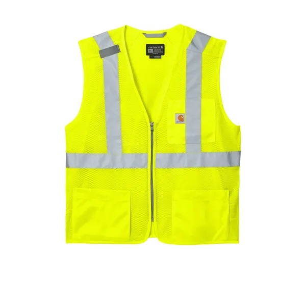 Carhartt ANSI Class 2 Mesh Zip-Front Vest - Carhartt ANSI Class 2 Mesh Zip-Front Vest - Image 3 of 4