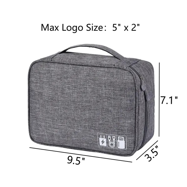 Large Travel Cable Organizer Bag - Large Travel Cable Organizer Bag - Image 1 of 6