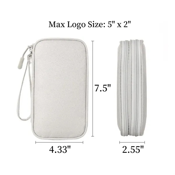 Electronic Accessories Organizer Travel Cable Bag - Electronic Accessories Organizer Travel Cable Bag - Image 3 of 6