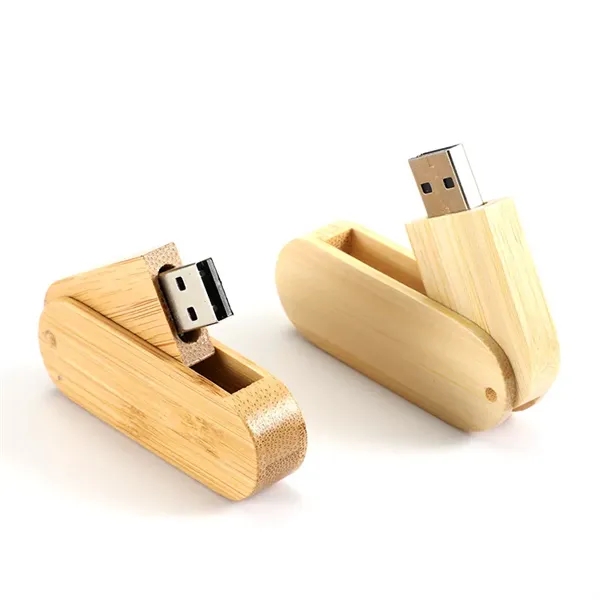 Rotating Wooden USB Flash Drive 2GB - Rotating Wooden USB Flash Drive 2GB - Image 0 of 2